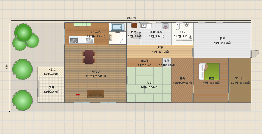平屋造りNO-4