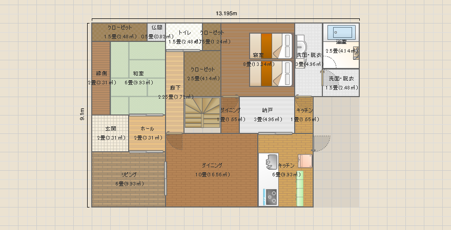 寝室1F No.5