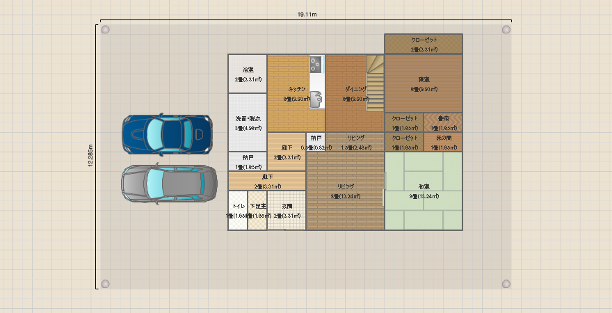 6人家族2階建て コンパクト4